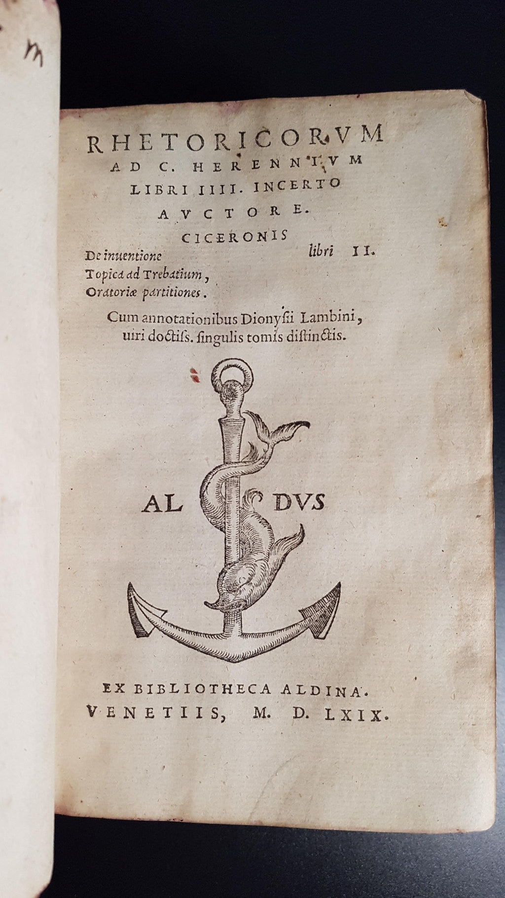 CICERO, Marcus Tullius, [LAMBIN, Denis.]
