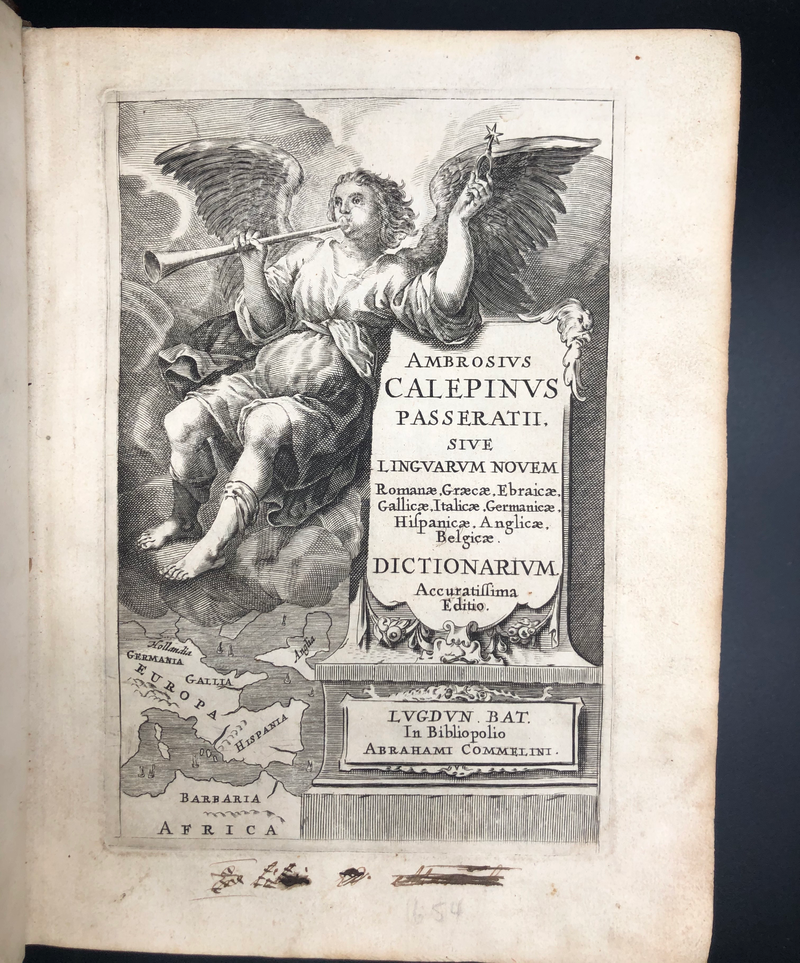 CALEPINUS, Ambrosius.