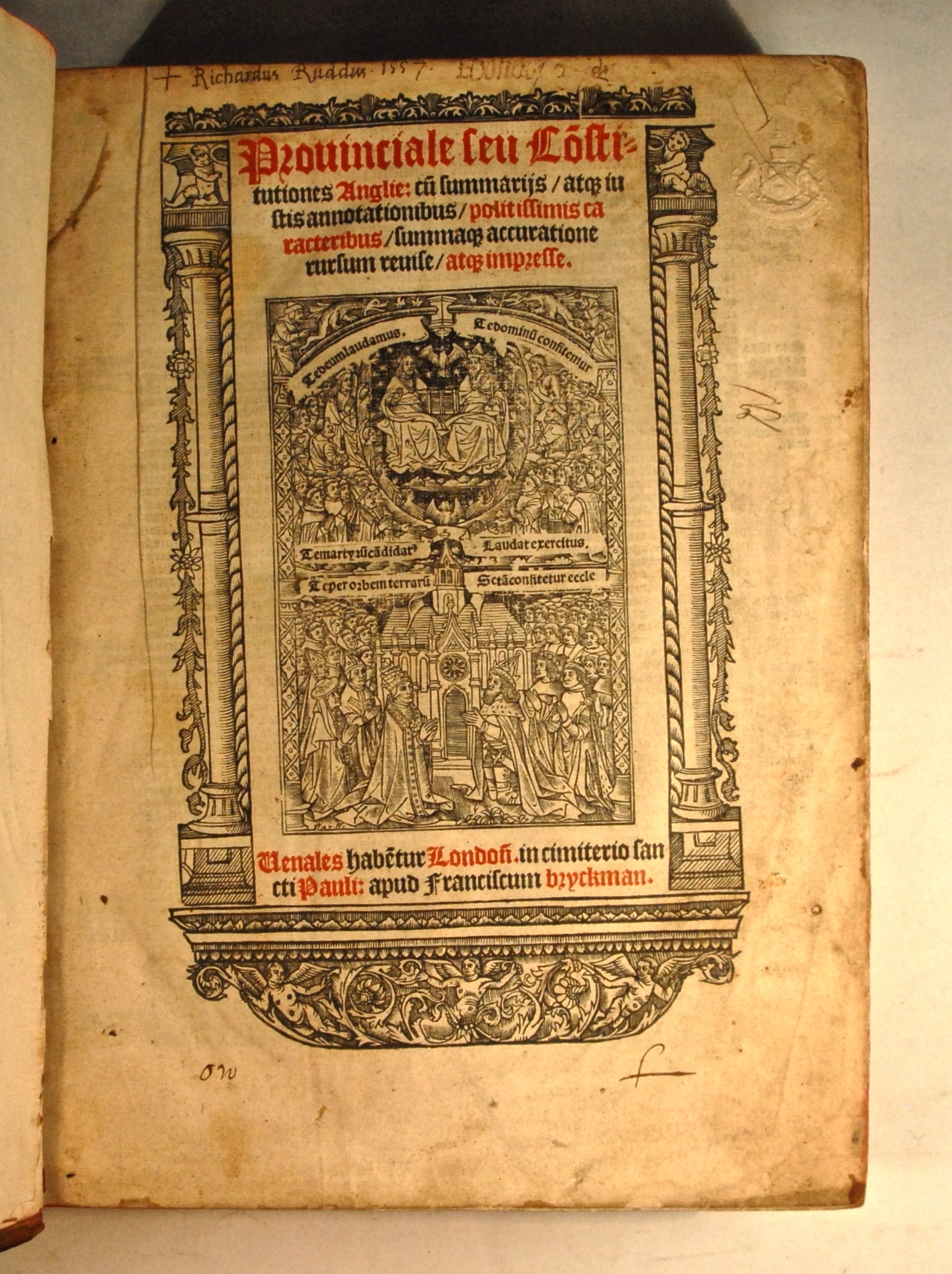 LYNDWOOD, William, Bishop of St. David's [with] ACTON, John