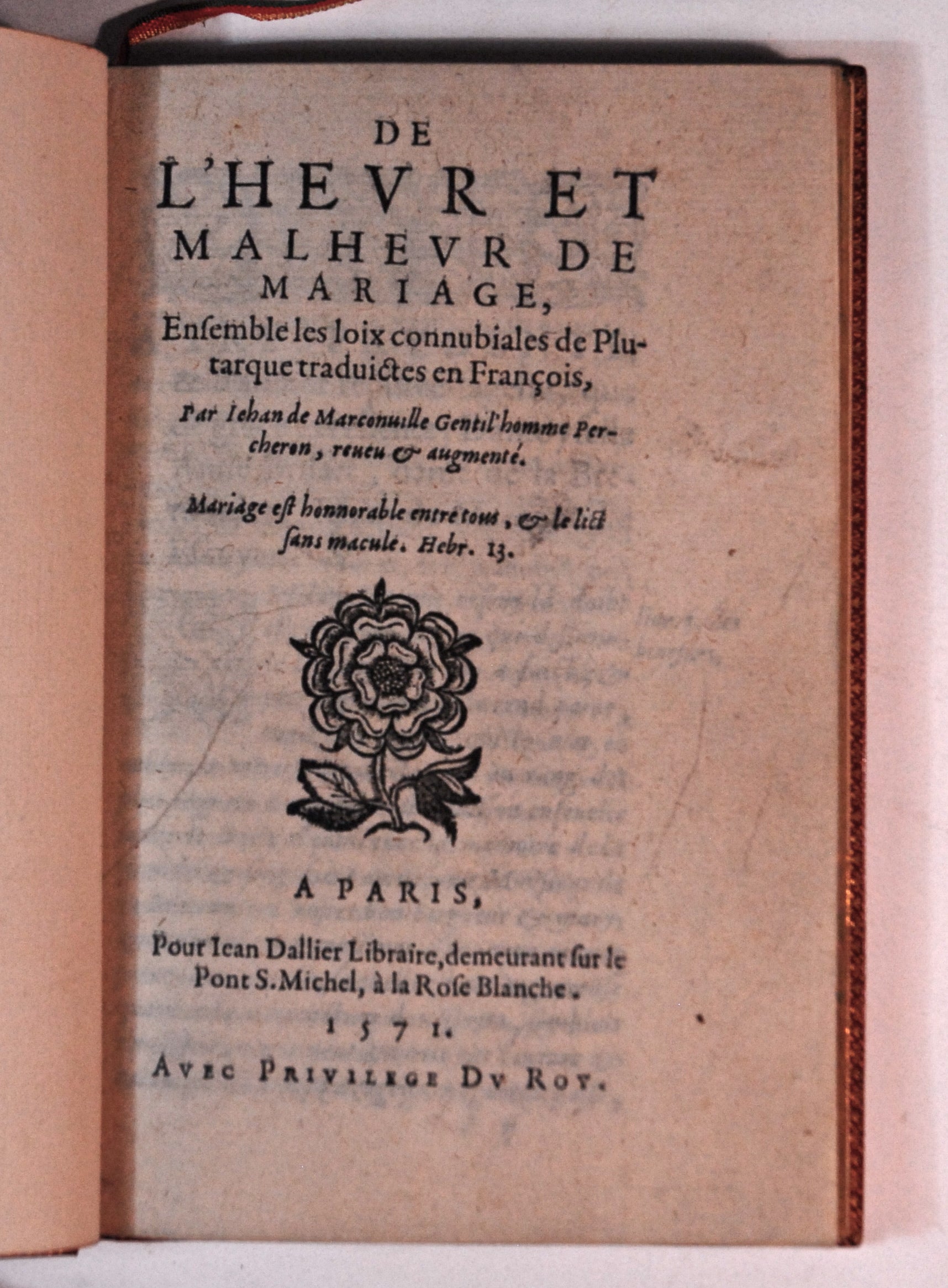 MARCONVILLE, Jean de
