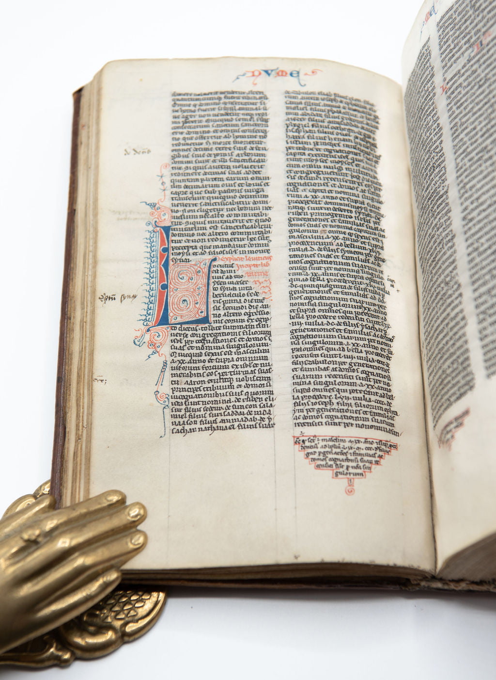 BIBLE, decorated manuscript