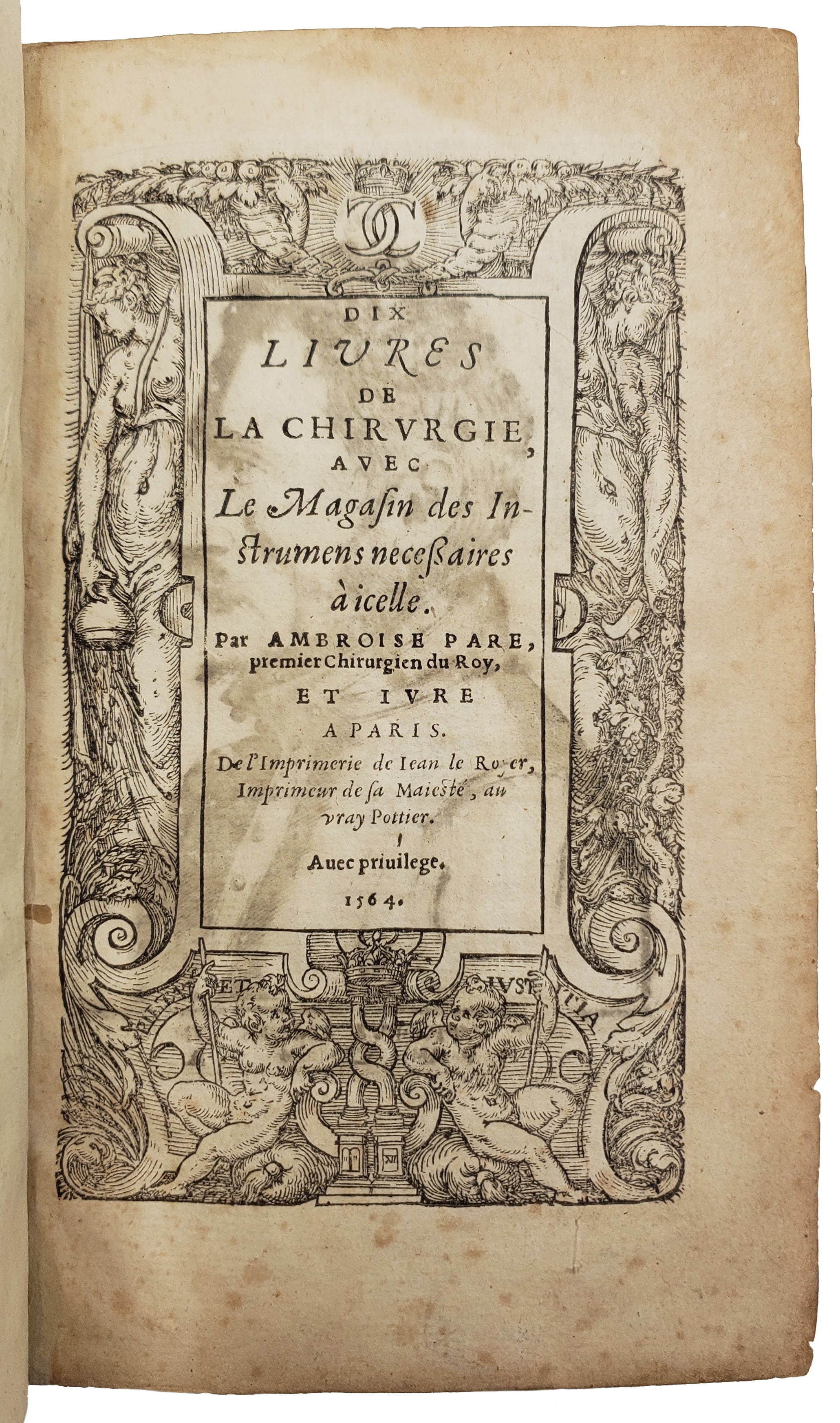 PARÉ, Ambroise.