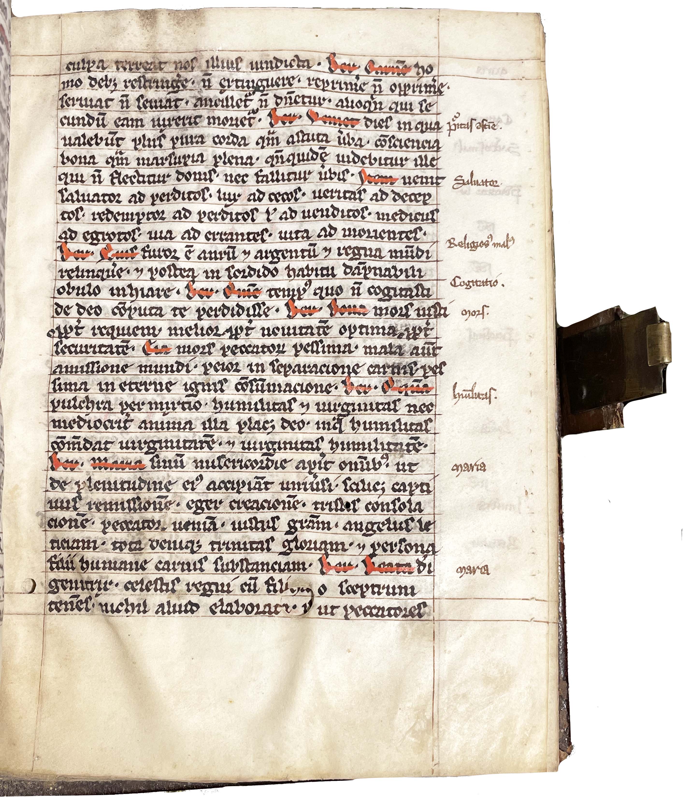 Admonitiones ad consolationem infirmorum, with Ordo commendationis animae and Flores Augustini.
