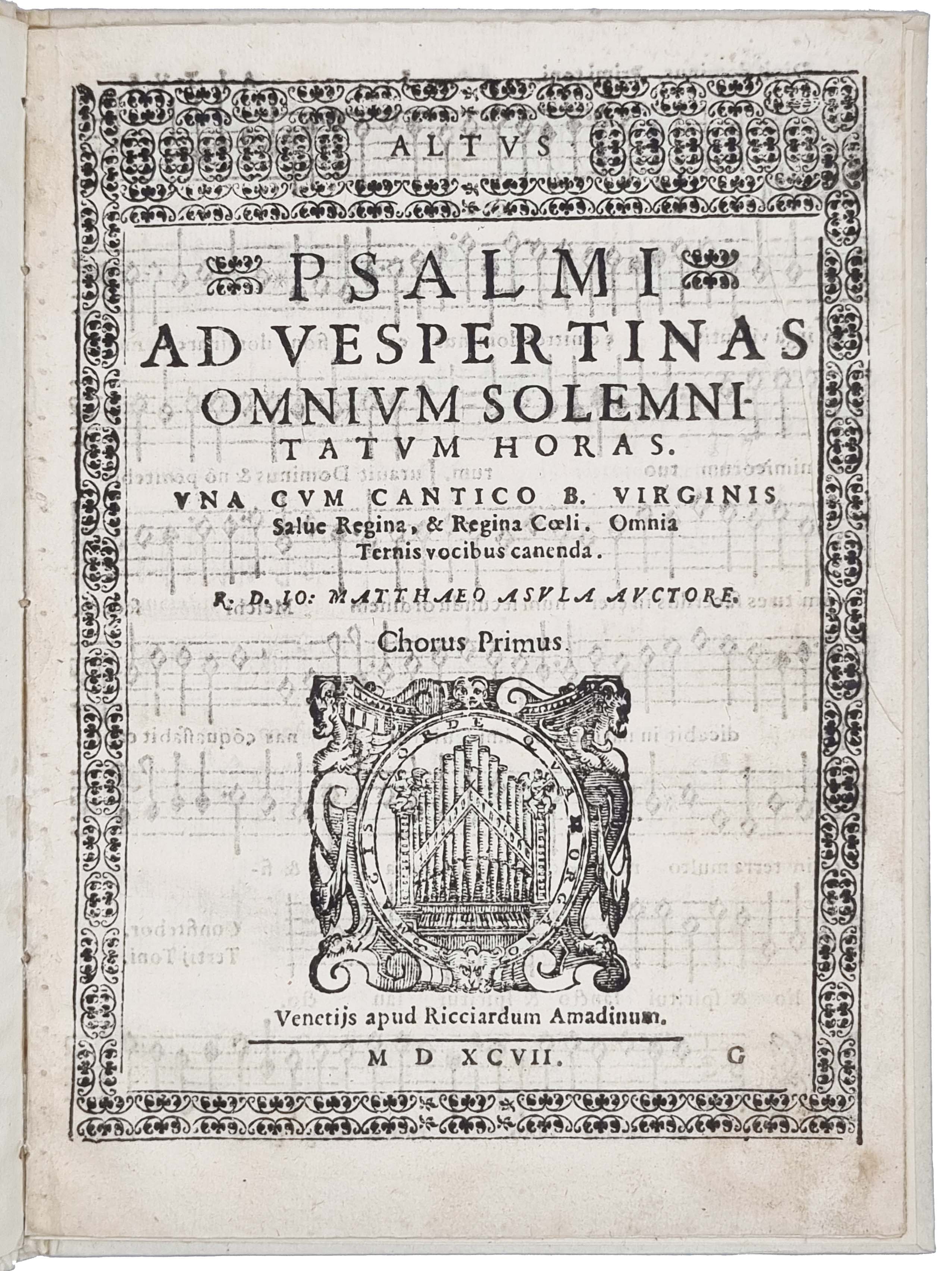 ASOLA, Giovanni Matteo.