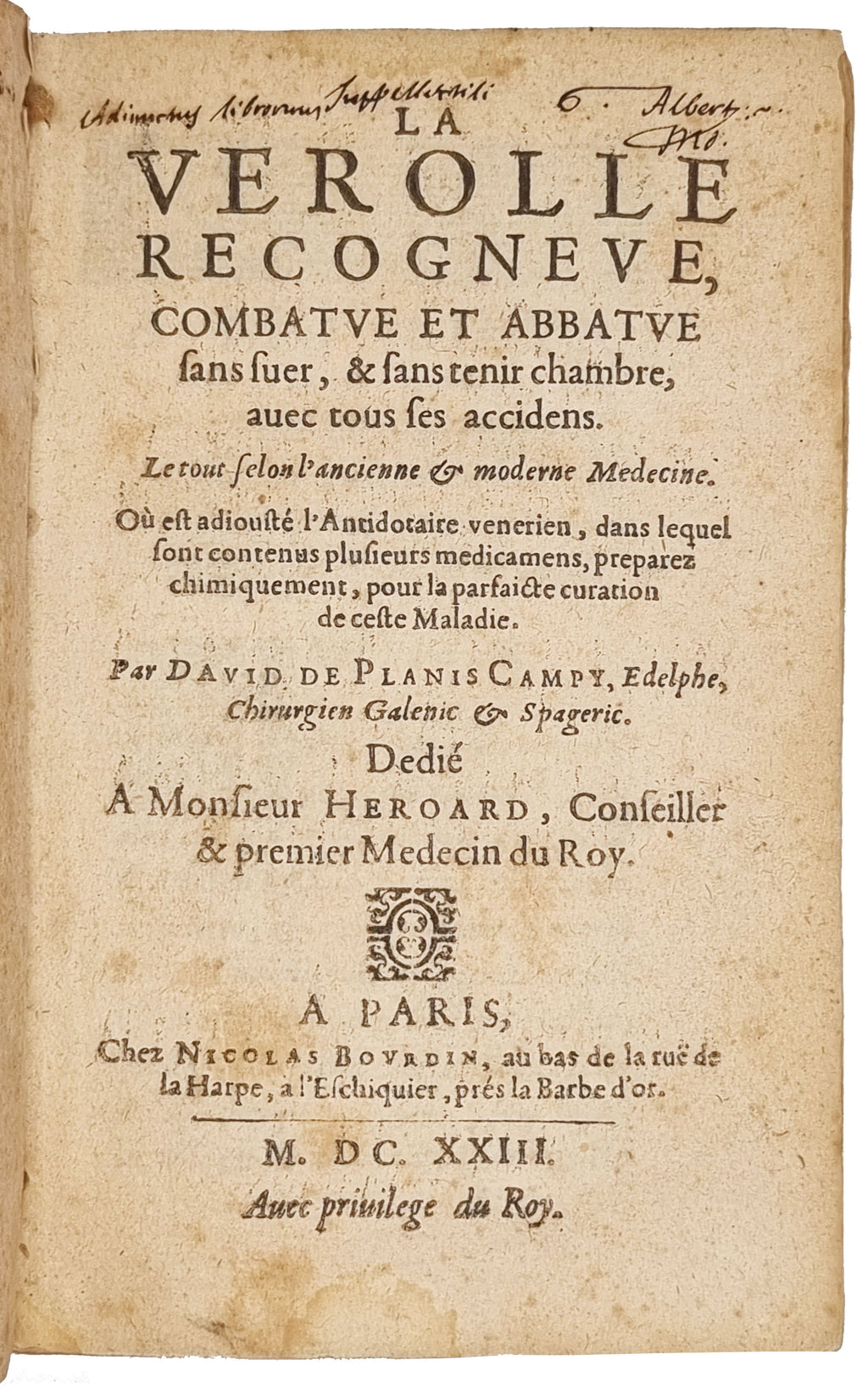 PLANIS CAMPY, David de.