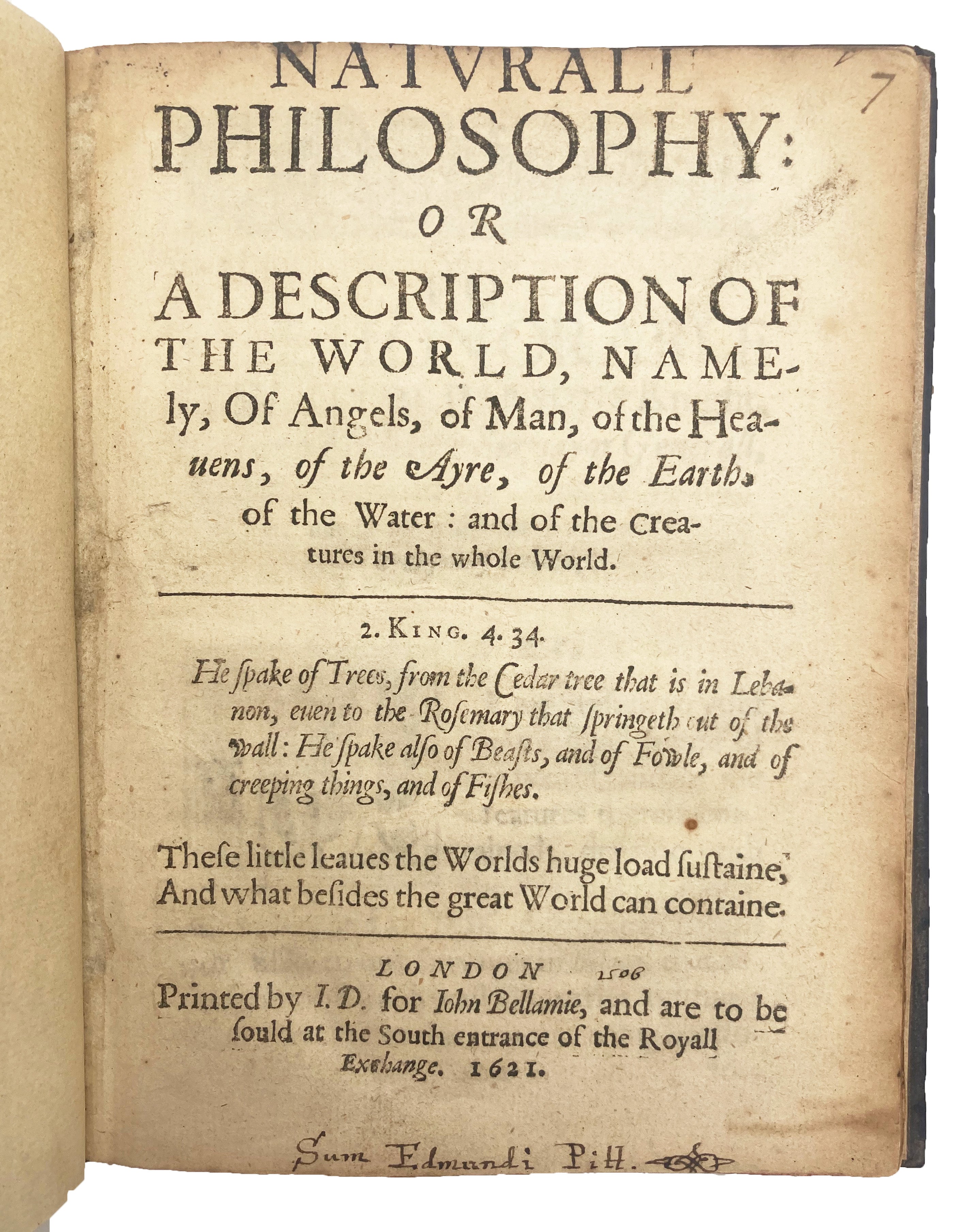 SCRIBONIUS, Wilhelm Adolf; WIDDOWES, Daniel, ed.