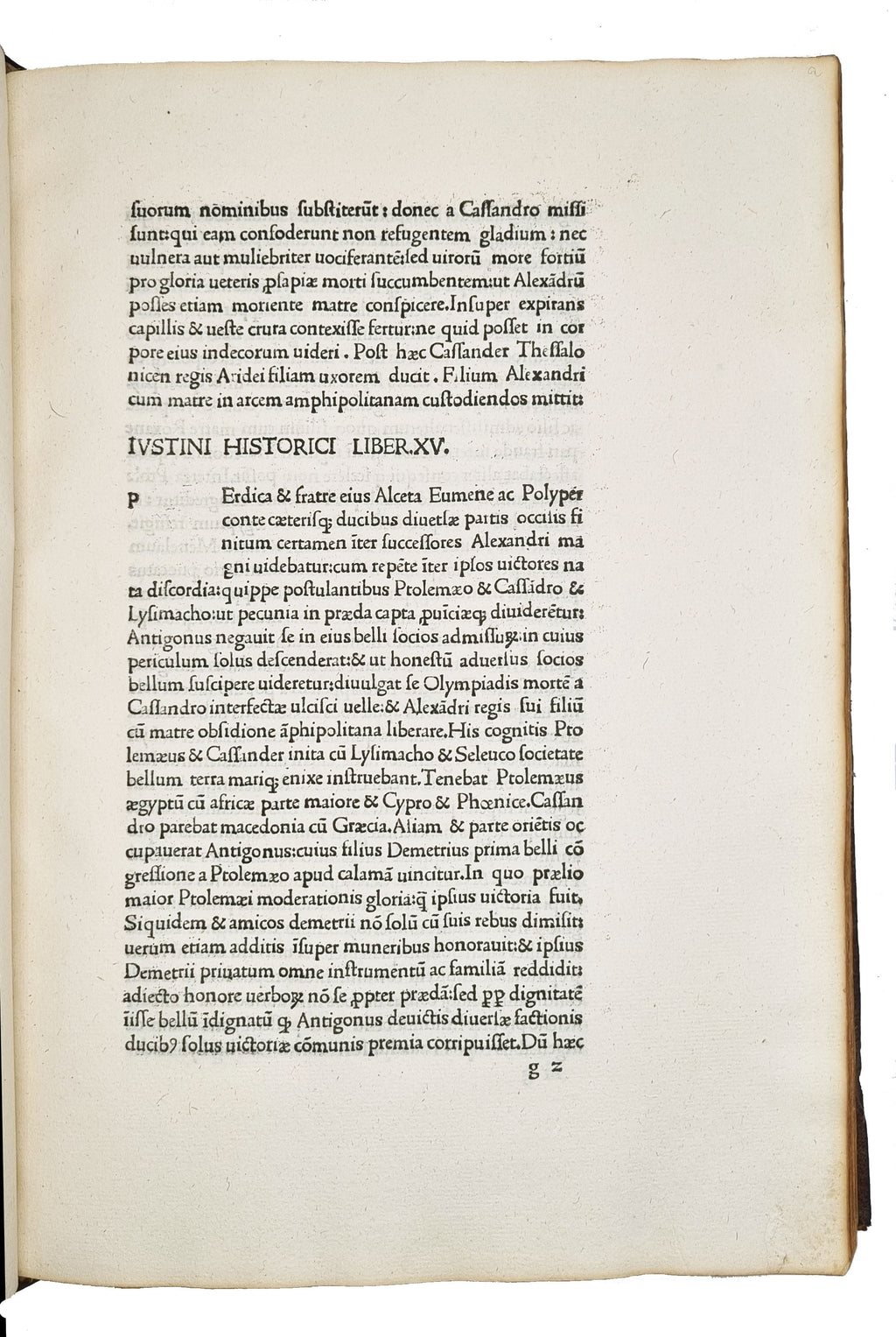 JUSTINUS [with] GELLIUS, Aulus