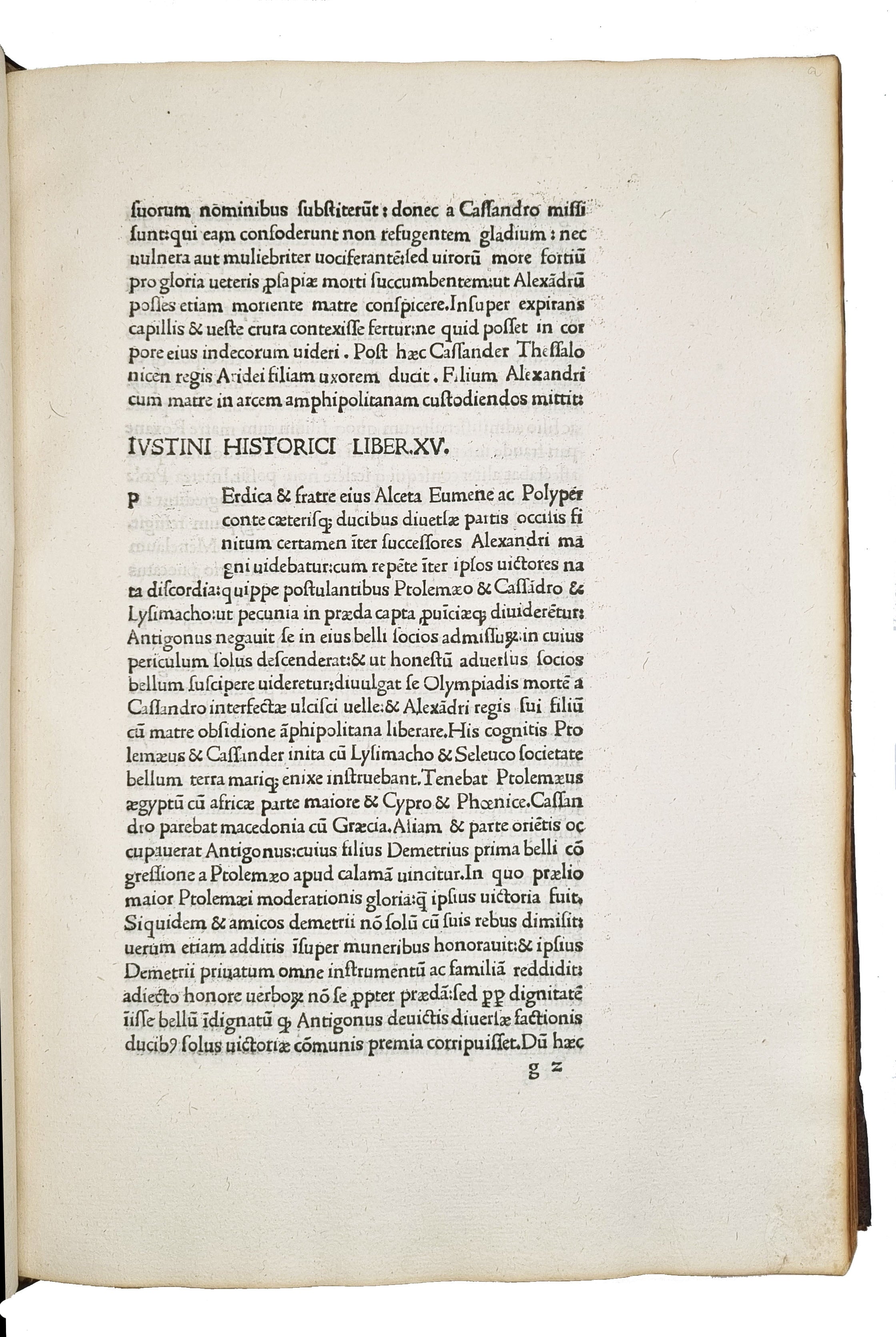JUSTINUS [with] GELLIUS, Aulus