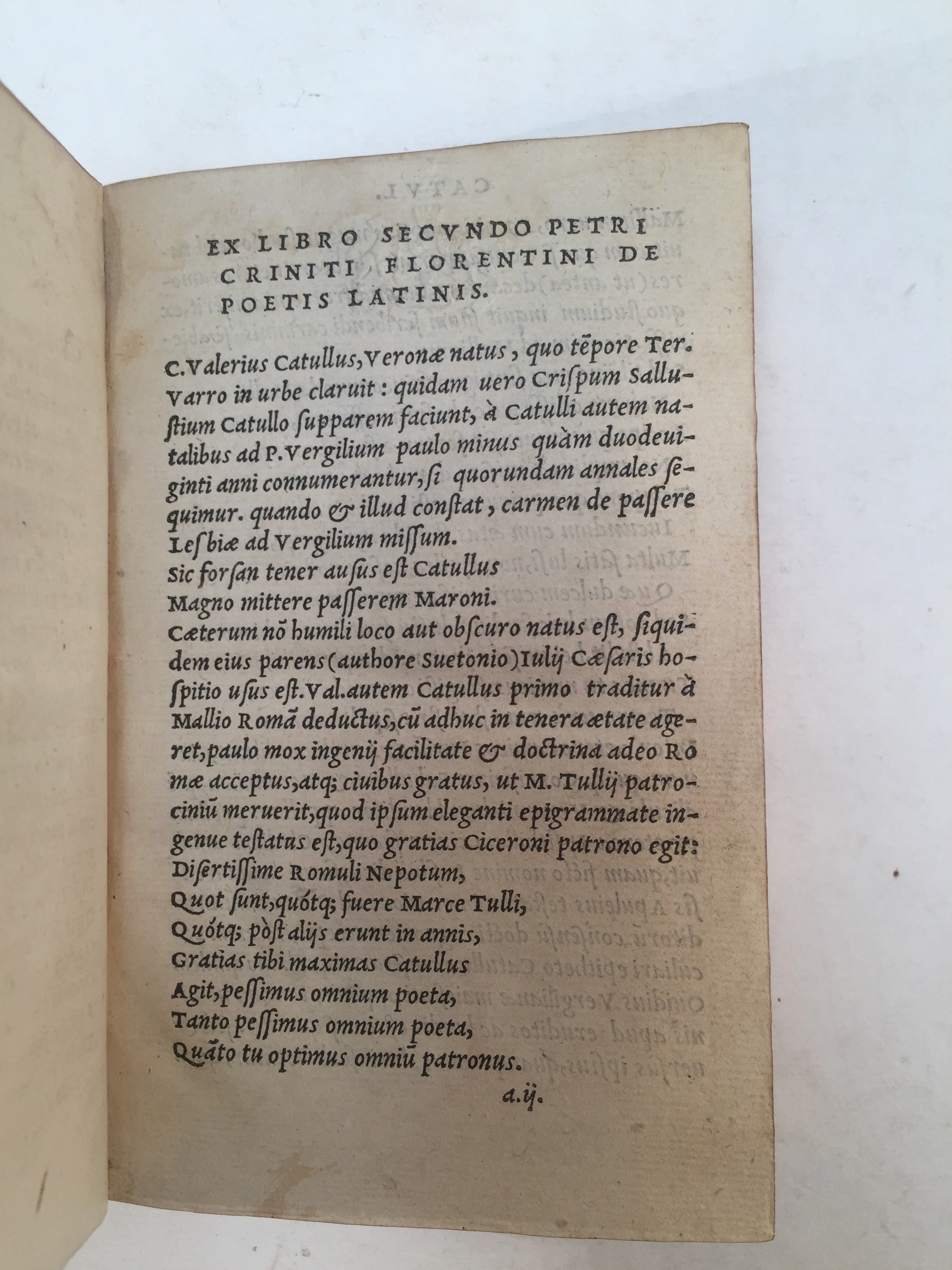 CATULLUS, TIBULLUS, PROPERTIUS