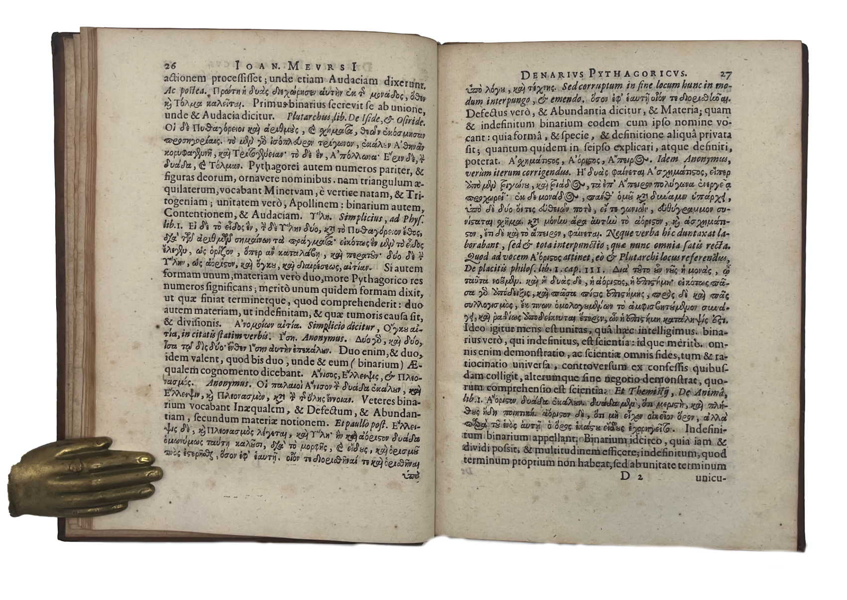 MEURSIUS, Johannes