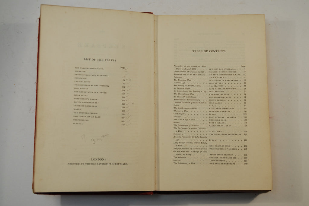 THE KEEPSAKE FOR 1832