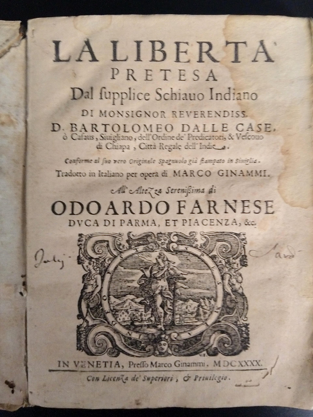 CASAS, Bartolom é, de las