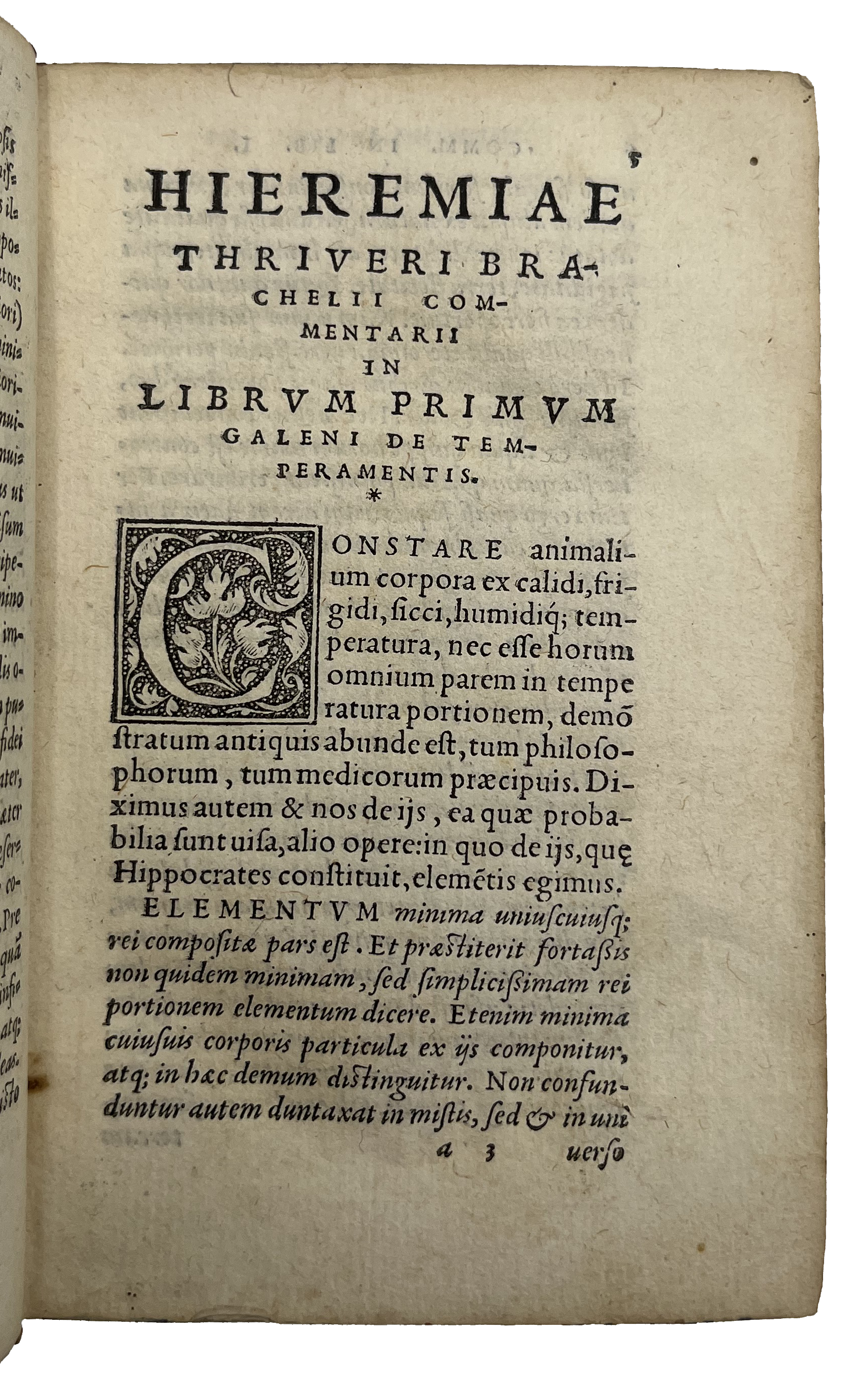 GALEN, comm. THRIVERIUS, Jeremias Brachelius, trans. LINACRE, Thomas.